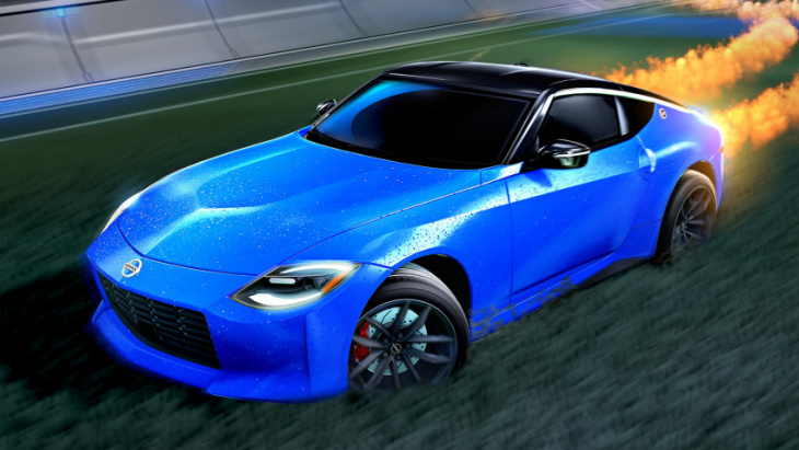 the new 2023 nissan z joins the esports world of rocket league
