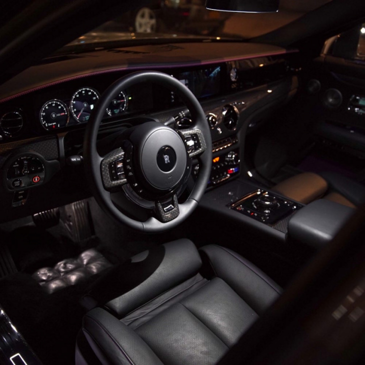 the rolls-royce ghost black badge is all about the details
