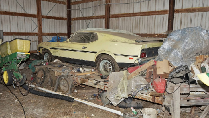 1971 ford mustang boss 351 one year only car barn find