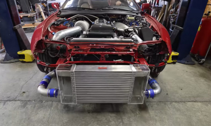 watch: toyota supra clear intercooler is as cool as it gets
