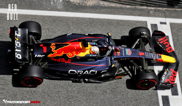 sliders: compare all angles of the aston martin and red bull