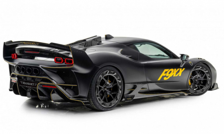 the mansory f9xx is a bonkers ferrari sf90 dressed in forged carbon