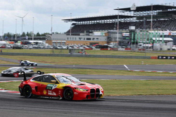 sheldon van der linde takes second win in two at lausitzring at dtm
