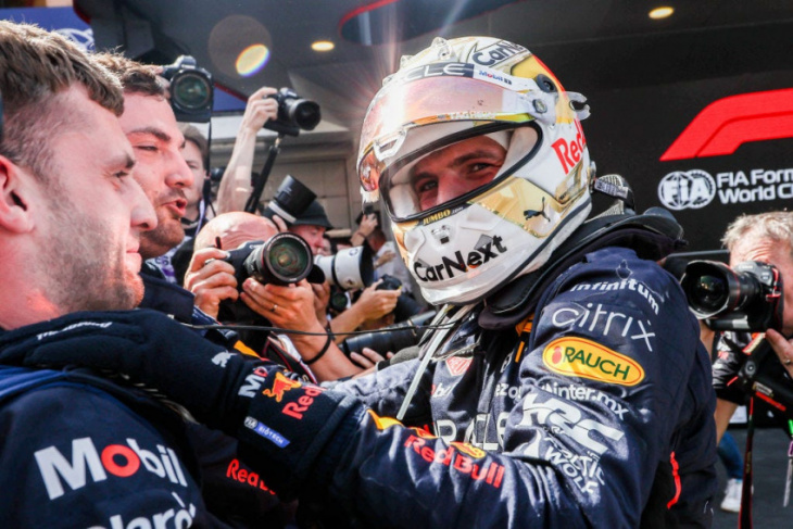 f1 results, updated points: champ back on top as verstappen wins spanish grand prix