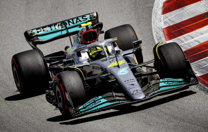 mercedes solving porpoising issues, show signs of life at f1 spanish grand prix