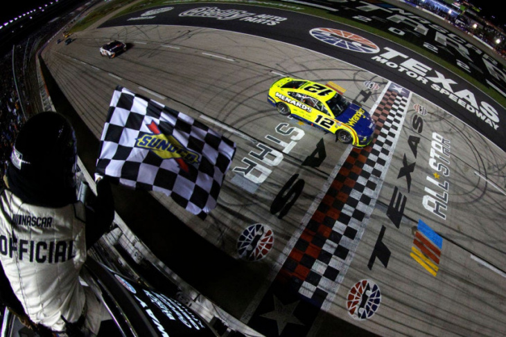 ryan blaney is nascar star of stars with all-star race win in overtime