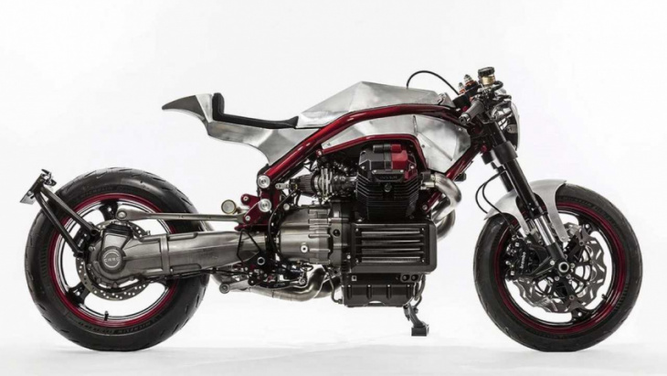 moto guzzi griso 1100 gains new life as metal-clad café racer