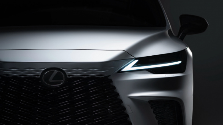 next-gen 2023 lexus rx large suv previewed, 2.4 turbo and phev expected