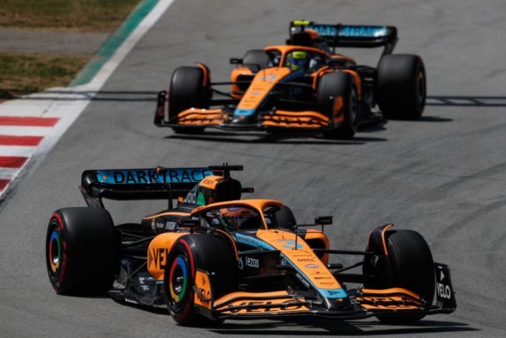 mclaren encouraged by updates, wary of p4 rivals