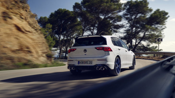 the vw golf r ’20 years’ is the most powerful production golf ever made