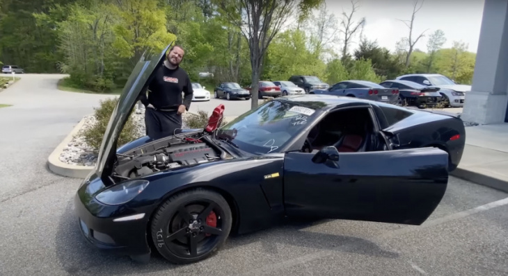 salvaged c6 corvette turns out to be one heck of a bargain buy