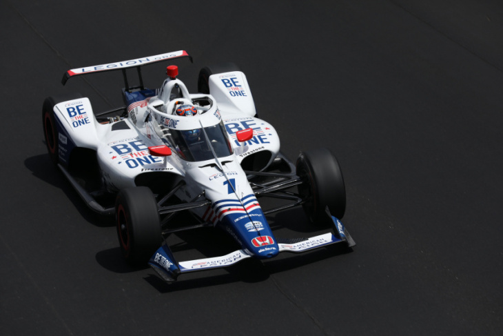sato fastest as high winds disrupt indy 500 qualifying prep