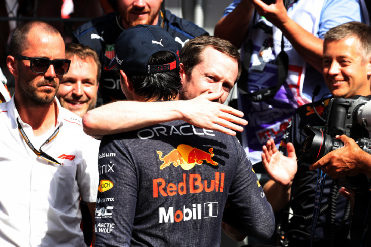 diplomatic but disgruntled perez sent red bull a warning