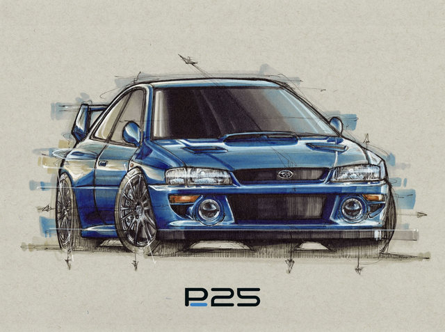 prodrive's p25 will be an impreza 22b revival with 400 hp