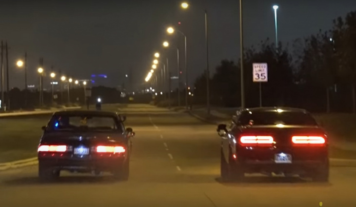 ’87 buick grand national vs. challenger hellcat in one of the most epic drag races!