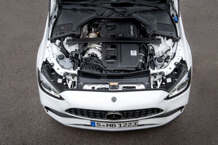 2023 mercedes-amg c 43 sedan: new engine, sporty styling & innovative performance hardware
