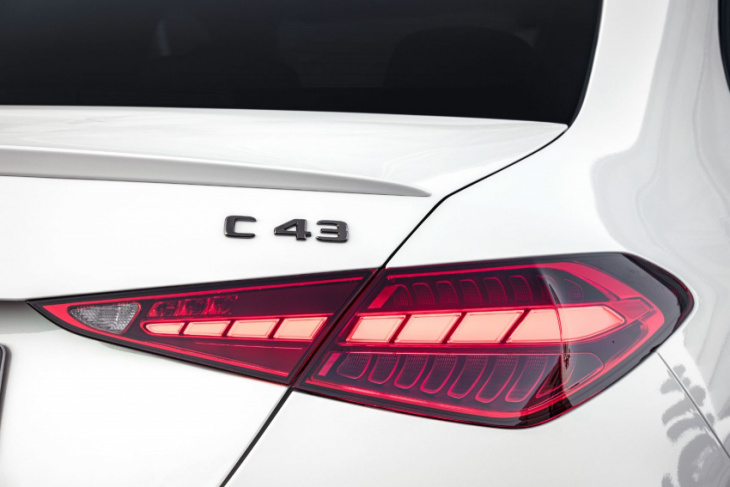 2023 mercedes-amg c 43 sedan: new engine, sporty styling & innovative performance hardware
