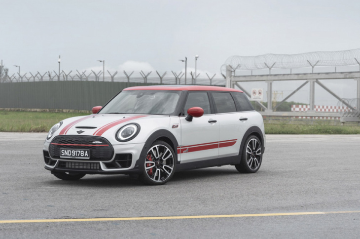 mini jcw clubman all4 review: still naughty by nature