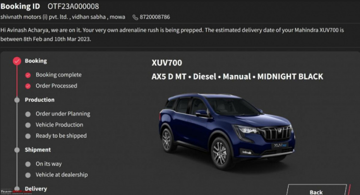 android, bought a mahindra xuv700 diesel: purchase, booking & ownership review
