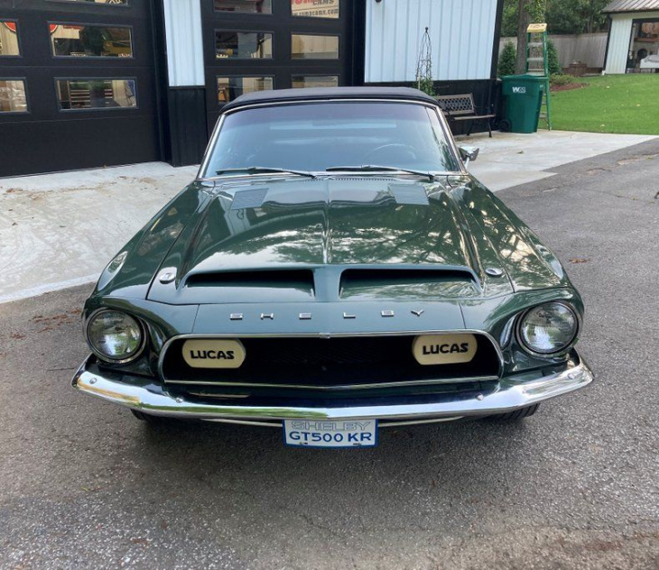 1968 shelby gt500 kr is rare and desirable