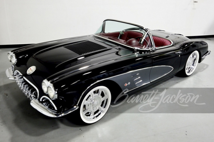 this 1958 corvette restomod presents a perfect blend of vintage and modern