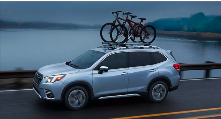 consumer reports recommends the 2022 subaru forester over the most popular suv