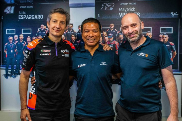 rnf racing and aprilia join up for 2023/24 satellite deal