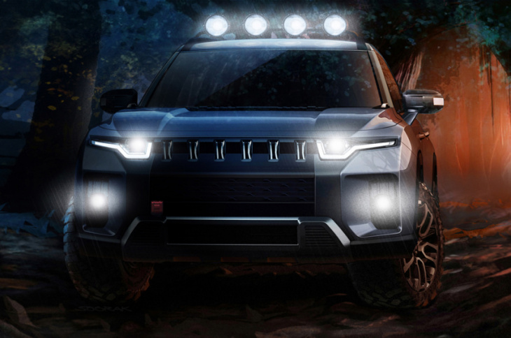 ssangyong reveals first teaser image of new torres suv