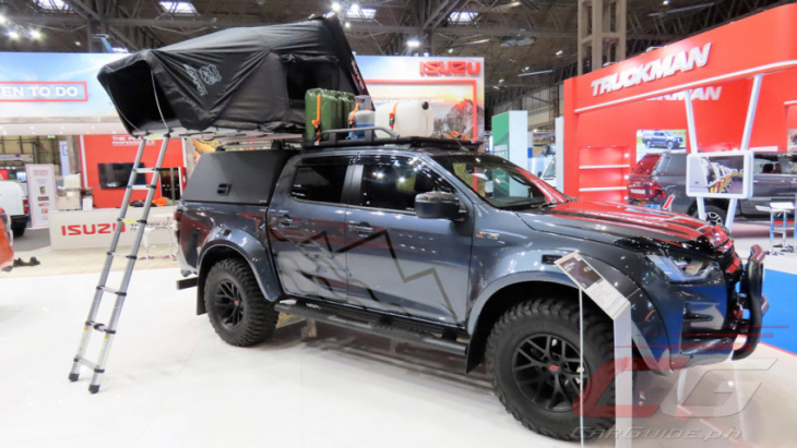 the isuzu d-max arctic trucks at35 basecamp is perfect for the great outdoors
