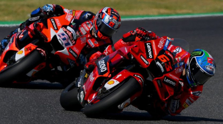 bagnaia tops home country gp