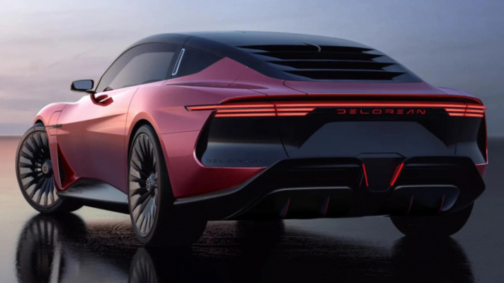 delorean alpha5 revealed as electric taycan rival
