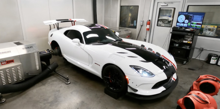 listen to this 9.0-liter twin-turbo viper acr make 2500 hp on the dyno