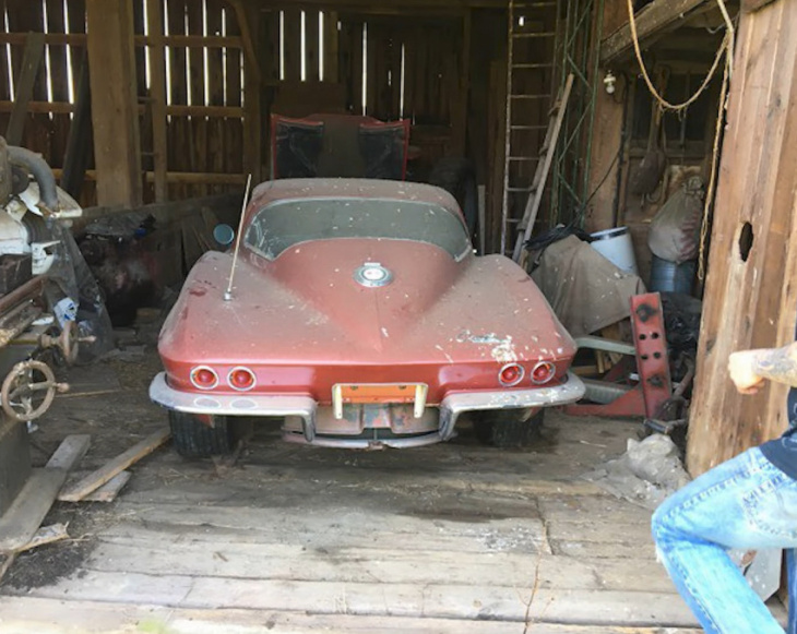 1965 chevrolet corvette comes out of the barn with 1970s mods, 396 v8 still purrs… (video)