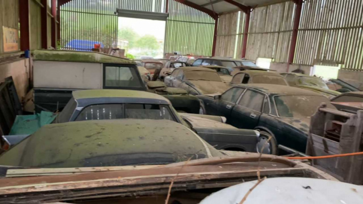 bonkers barn find uncovers buried bmws, bentleys, and much more