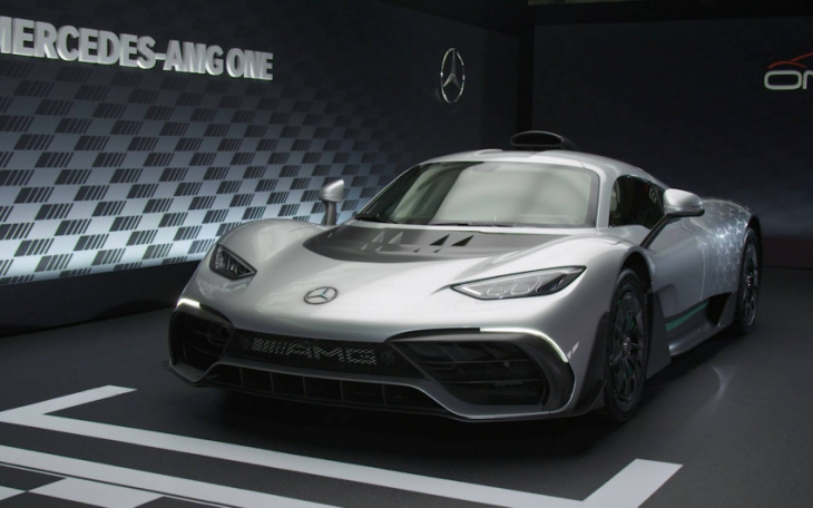 sold-out mercedes-amg one  debuts in production form