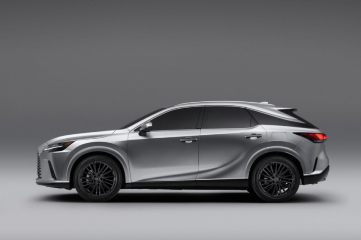2023 lexus rx ditches v-6, gains turbo-4 and plug-in hybrid powertrains