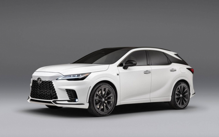 2023 lexus rx gets bold styling revisions, new phev model
