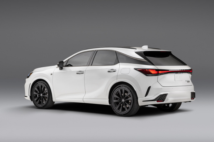 lexus rx redesigned for 2023; three of four powertrains electrified