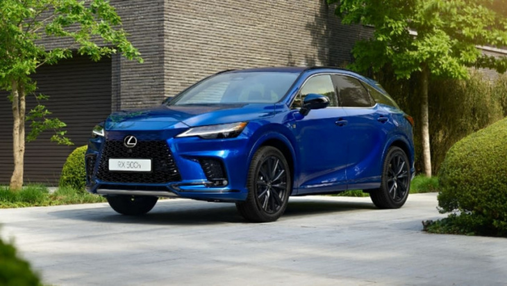 2022 lexus rx revealed: new luxury suv rival to mercedes-benz gle and bmw x5 breaks cover with fresh style and more powerful engine line-up
