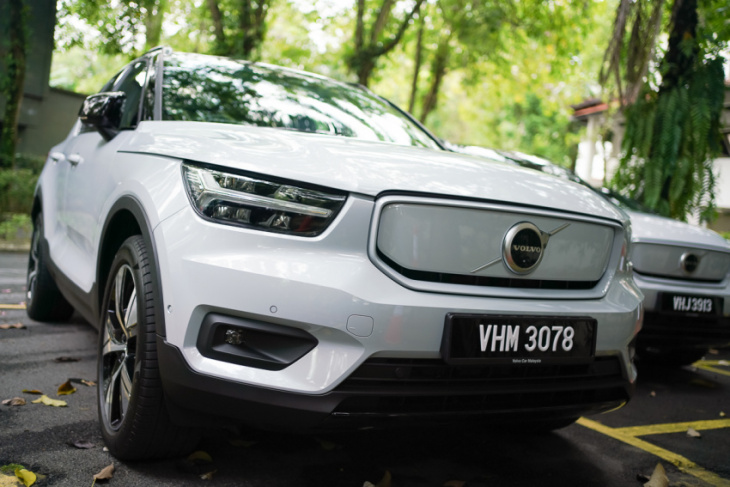 no more online booking for the volvo xc40 recharge in malaysia, here's why