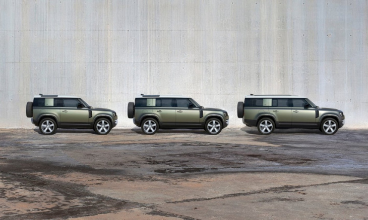 android, 8-seat land rover defender 130 revealed, confirmed for australia