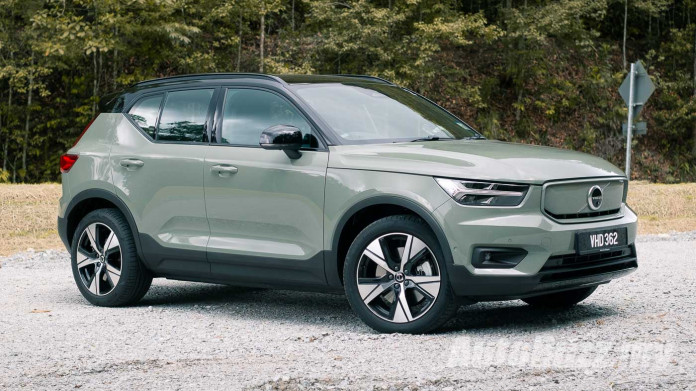 volvo xc40 recharge pure electric sold out for my2022 in malaysia – over 400 orders, 120 delivered