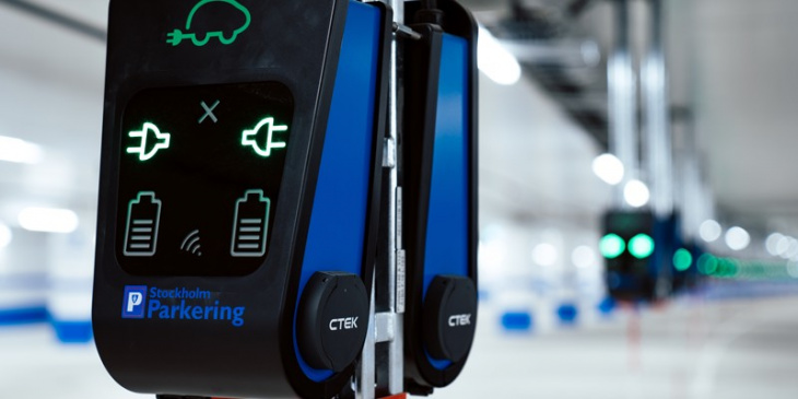 ctek to build 1,000 charging points in stockholm parking garage