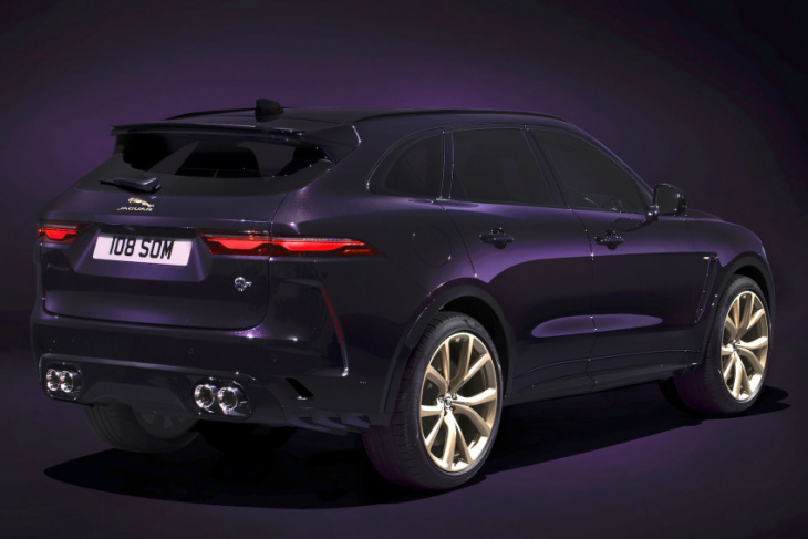 jaguar's f-pace svr edition 1988 is a racing throwback