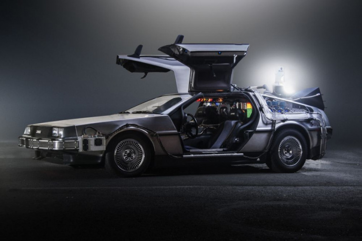 delorean is back and it's from the future with the alpha5 ev - yes it has gullwing doors