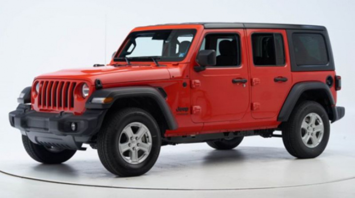 2022 jeep wrangler tipped over in crash test, says us insurance safety group