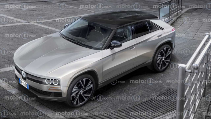 lancia's flagship electric suv imagined in exclusive renderings