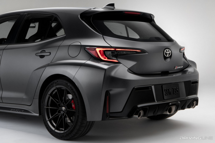 a hot hatch with no back seat: toyota debuts track special gr corolla morizo edition