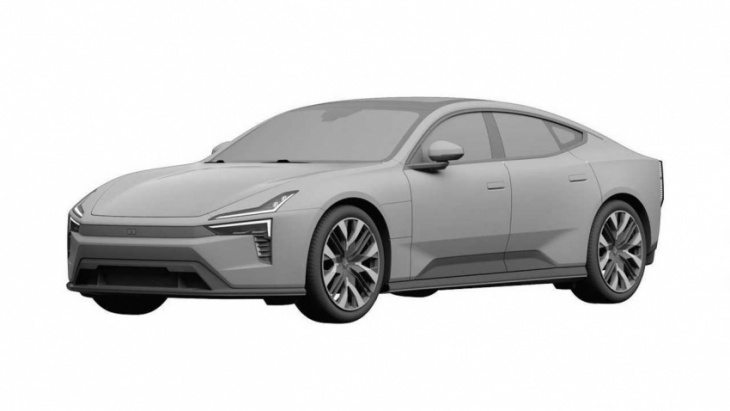 production polestar 5 patent drawing shows a toned down precept