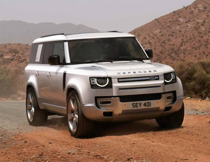 land rover defender 130 8-seater suv unveiled, photos